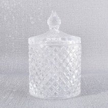 캔들이케아 불꽃 캔들용기-투명, 1개