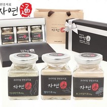 자연통 천연조미료3종셋트, 다시마1+멸치1+표고버섯1, 80g+70g+50g, 3개