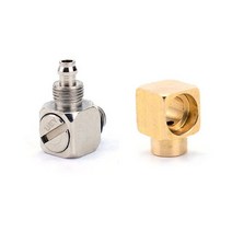 RC 유압 굴삭기 트럭 Kabolite Huina용 미니 실린더 조인트 커넥터 굽힘 직선 노즐 OD3 4mm 오일 튜브 구리 파이프, [05] 4mm copper pipe C