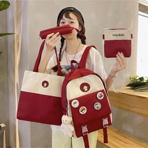 캐쥬얼백팩가방패션 여성 책가방 대용량 심플 스타일리쉬 방수 대학교 초 고등학교 생 남자 3778865397