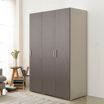 [HOT ITEM☆3만원 즉시할인]장인가구 큐비 1200 옷장_옷장+400도어, 그레이