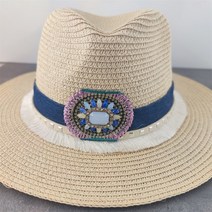 빈티지 진 파나마 모자 남자 밀짚 페도라 남성 태양 여성 여름 해변 영국 스타일 Chapeau 재즈 Trilby 솜브레로