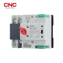 전동킥보드스위치 cnc din rail 2p ats 이중 전원 자동 전환 스위치 전기 선택기 스위치 무정전 전원 63a 100a