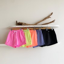 민스타일 캔디 워싱 쿨 밴딩 포켓 반바지 팬츠 6칼라 썸머 워싱 팬츠