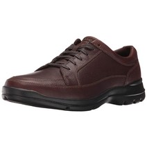 Rockport 남성용 에버돈 레이스업 로퍼 가죽 캐주얼 신발 초콜릿 10 와이드 US