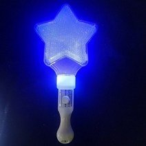 쓸데없는 야광 응원봉 빛나는 5 지적 스타 플래시 라이트 LED 스틱 요정 지팡이 응원 빛나는 장난감 부활, 01 blue