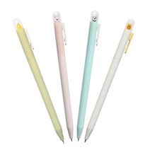 캡슐꼭지 동물모양 장식 0.7mm 저점도 볼펜 멀티펜, 블루