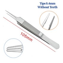 지방 흡입 외과 눈꺼풀 도구에 대한 Fue 모발 이식 집게 핀셋, 03 C