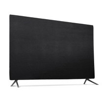 tv 가리개 텔레비전 모니터 LCD 화면 커버 덮개TV 커버 실내 43/49/55 인치 LCD 화면 보호기 플랫 스크린, 01 Black_01 55
