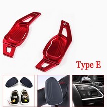 패들 쉬프트 연장킷 시프터 아우디 S3 RS3 8V S6 RS6 C7 S4 RS4 Avant S5 RS5 SQ5 B8 S8 RS7 RSQ3 자동차 스티어링 휠 DSG 시프트 확장, 레드