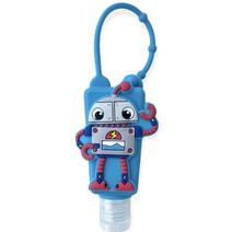 휴대용 손소독제 케이스 용기 캐릭터 홀더 30ml, 1개, 11. 번개로봇