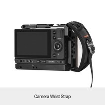 SmallRig 범용 핸드 스트랩 DSLR 카메라 케이지 사이드 핸드그립 슬롯 케이스 포함 조정 가능한 보안 그, 빨간색