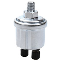 유니버설 VDO 오일 압력 센서 0 ~ 10 바 1/8 NPT 발전기 부품 10mm 승무원 플러그 알람 압력 센서 오일 압력 감지 플러그, 하나, 은