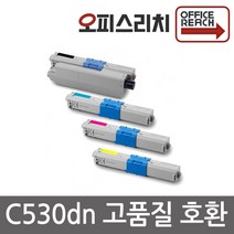 OKI C530dn 대용량 프리미엄재생토너 C510, 1개, 검정