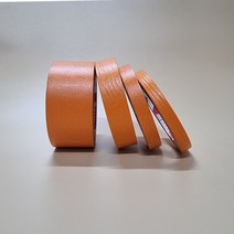 오렌지 내열 마스킹 동절기 테이프 10mm-50mm X40m선택 종이 셀프인테리어 도장용 실리콘작업, 12mm