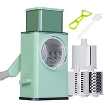 야채다지기 분쇄기 롤러 야채 절단기 야채 grater for Kitchen 식기세척기 safe Kitchen 야채, 모델 H 그린