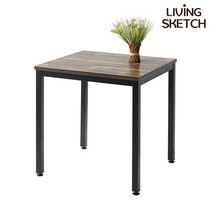 리빙스케치 보그 빈티지 업소용 700x750 테이블 제주도 배송협의, 없음