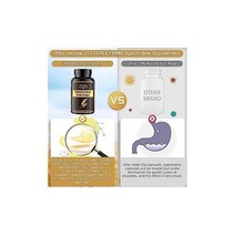 발효 밀 배아 추출물 - 스페르미딘은 항산화 세포 재생 면역 체계를 위한 10mg 더 높은 스페르미딘 아연으로 1000mg 강력한 포뮬러를 보충합니다., 180 Count [pack of 3]
