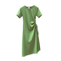 오너클랜 롱원피스 그린 여름 여자 원피스 코디 옆셔링 포인트