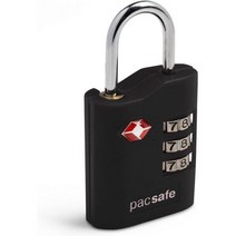 독일 팩세이프 Pacsafe Prosafe 700 - TSA 허용 수하물 자물쇠 잠금 장치 조합 151305, 6 cm, Black