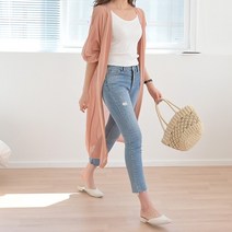 엘토 여성 간절기 루즈핏 봄여름 롱가디건