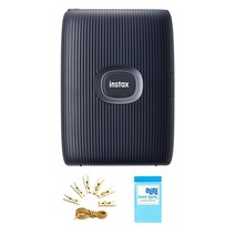 인스탁스 미니 링크2 기본 패키지(포토라인+1단앨범) 휴대용 포토 프린터, 포토라인+1단앨범, 미니링크2(블루)