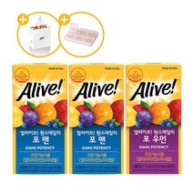 [Alive] 얼라이브 맨 2병+우먼 1병[필케이스 쇼핑백], 상세설명 참조, 없음
