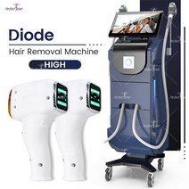 피부관리기 고주파치료기 얼굴피지제거 고주파마사지 Perfectlaser 전문 제모 장치 808nm 다이오드 3 파장 레이저 기계 어두운 피부 바디 페이스 여성 미용실, 52.Purple High - Au 플러그