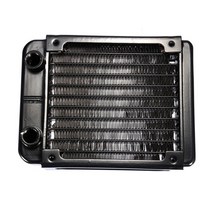 PC CPU 수냉식 방열판용 알루미늄 방열기 G1 4 90mm 블랙, 한개옵션0