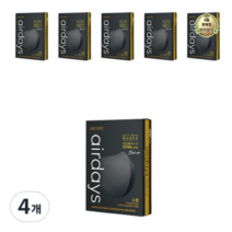 라이브잇 에어데이즈 새부리형 마스크 C타입 소형 블랙 KF94, 84개, 10매입