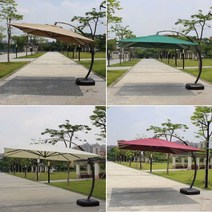 오만국 초대형 방수 파라솔 리조트파라솔 호텔파라솔 대형파라솔, 1박스, 화이트