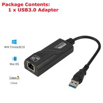 USB 이더넷 어댑터 3 포트 3.0 허브 USB-Rj45 Lan 네트워크 카드 Macbook Mac 데스크탑 + 마이크로 충전기, 02 without usb port