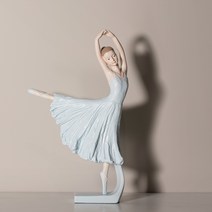 수지 우아한 입상 발레리나 발레 댄서 데스크탑 장식상, D