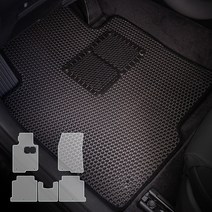 루카스 벌집엠보 카매트 1+2열 벌집매트 현대 기아 이중카매트, 벌집엠보 블랙, 148-8_4세대카니발7인9인승(1열만)