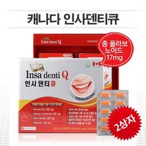 잇몸건강 [네츄럴헬스] 인사덴티큐 1세트 (1 450mg*120정) 치아건강 뼈영양제, 1450mg, 2박스