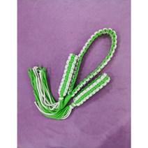 무에타이 킥복싱 완장 몽콘 머리띠 프랏지앗 세트모음, 화이트와 그린 컬러 매칭 세트