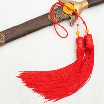 쿵푸 태권도 검도 무술용품 태극권 무술 검 액세서리 귀 걸이 리본 중국 전통 레드, 03 see picture