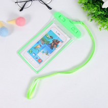 스쿠버 스노쿨링 다이버수영 가방 범용 휴대 전화 방수 주머니 아이폰 Xiaomi 화웨이 삼성 표류 액세서리, 03 green