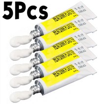 주물용접착제 열 그리스 페이스트 전도성 방열판 석고 접착제 VGA RAM LED IC 쿨러 라디에이터 냉각 좋은 점도 1-5 개, [03] 3pcs