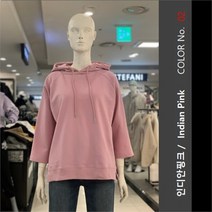 [뱅뱅] 세이브존01 봄 여성후드 티셔츠 오버핏 [2COLOR_인디안핑크 회색] CTI 109_02