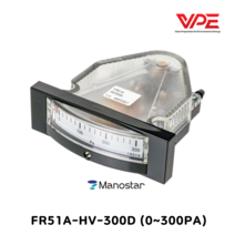 Manostar FR51A 판넬설치형 미 차압계 FR51A-HV-300D (0~300PA)