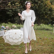 셀프웨딩 브라이덜원피스 맘드레스 돌잔치원피스