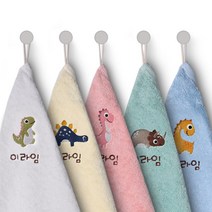 라임데일리 어린이집 아토피 향균수건, 1세트, 공룡