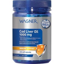 헬씨케어 코드 리버 오일 1000mg 200캡슐 Healthy Care Cod Liver Oil, 200