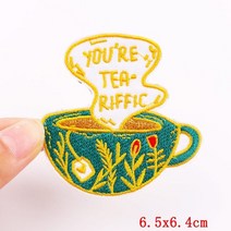 반 고흐 파도 자수 패치 야외 여행 패치 옷 스트라이프 diy 산 패치 의류 스티커, pe6180ct