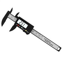 측량 0-100mm lcd 전자 디지털 버니어 캘측량 스 게이지 측정 도구 보석 눈금자를위한 목공, 04 A Without battery