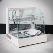 미니 빵 바 진열 온장쇼케이스 보온기 마카롱 케이크, 3단