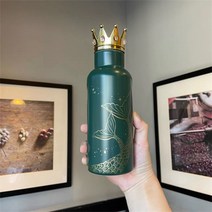 스타벅스 50주년 클래식 보석왕관 그린 텀블러 495ml