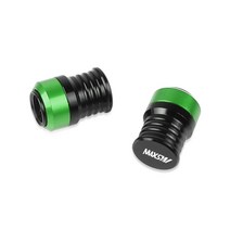 SYM maxsym 400i 600i max 400 600 allyears 오토바이 액세서리 cnc 차량 휠 타이어 밸브 스템 캡 커버 유니버설, 초록, 1개