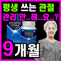 관절 건강 콘드로이친 프리미엄 미국산 상어연골 코드로이친 콘드로이틴 콘도로이친 관절 에 연골 엔 허리 무릎 어깨 남성 여성 추천 식약청 인정 식약처 인증 100% 정품, 270정(9개월)